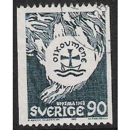 Fa 634: 90 ö green-blue World Council of Churches.