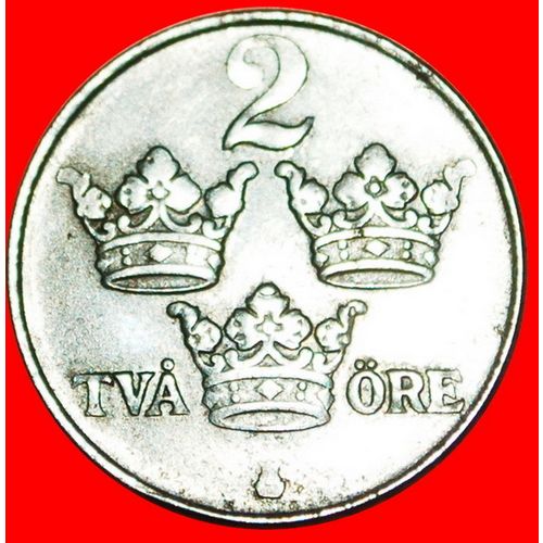 3 CROWNS: SWEDEN ★ 2 ORE 1948 IRON! LOW START★NO RESERVE!