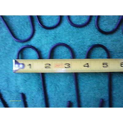 10 Pcs 5 inch S-Hooks Black w/PVC Display Plant Hanging Home Shop Garage Garden
