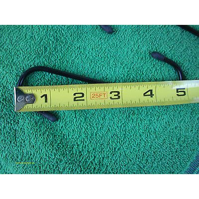 10 Pcs 5 inch S-Hooks Black w/PVC Display Plant Hanging Home Shop Garage Garden