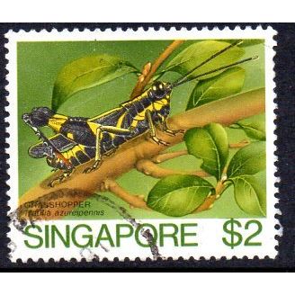 Singapore 1985 Insects definitives $2 value, used, SG 500