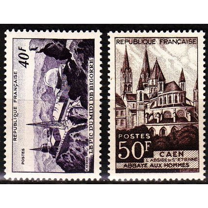 FRANKREICH FRANCE [1951] MiNr 0935-36 ( */mh )