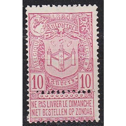 BELGIEN BELGIUM [1894] MiNr 0062 ( oG/no gum )