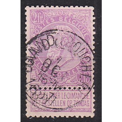 BELGIEN BELGIUM [1893] MiNr 0059 ( O/used ) [02]