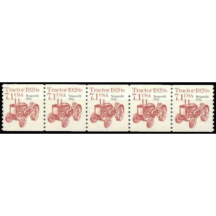 2127a 7.1c Tractor Very Fine MNH Dry Gum PNC 1/5 P0098