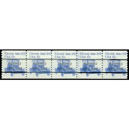 1906a 17c Electric Auto Fine MNH Dry Gum PNC 3A/5 P0317