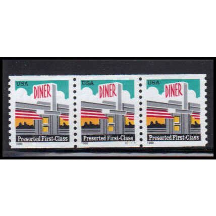 3208 25c Diner Very Fine MNH PNC S11111/3 PA3932