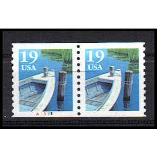 2529a 19c Fishing Boat Very Fine MNH CNP Left A5555 PA1248