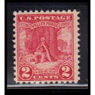 645 2c Valley Forge Barely Clears MNH O1186