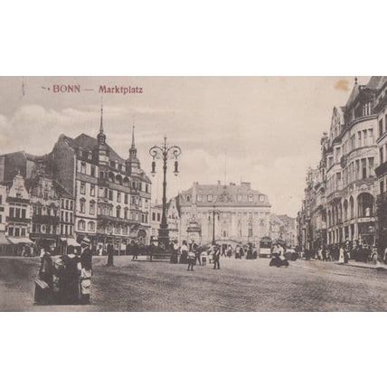 Warendorf In Westfalen Marktplatz Bonn Germany Vintage Real Photo Postcard