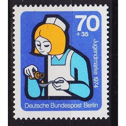 GERMANY BERLIN [1974] MiNr 0471 ( **/mnh )