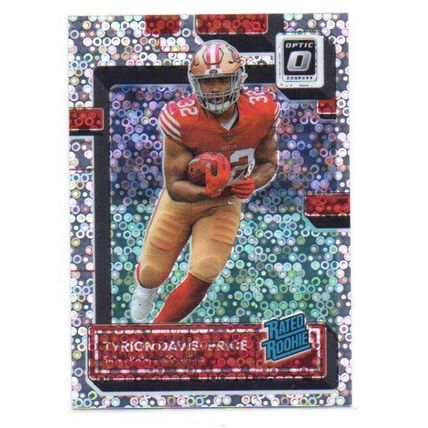 OPTIC RATED ROOKIE DISCO PRIZM TYRON DAVIS PRICE REFRACTOR #/125