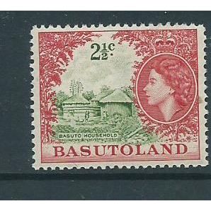 basutoland stamps sg72 possibly pale yellow green sg 72 mnh