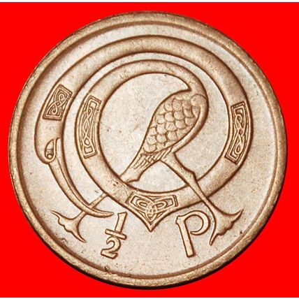 Ⰶ BOOK OF KELLS (1971-1986): IRELAND ★ 1/2 PENNY 1976! ★LOW START★NO RESERVE
