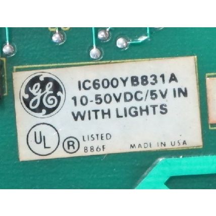 GE IC600YB831A 10-50VDC INPUNT MODULE IC600FP831A,44A717558-G01 44A717559-G01,SD