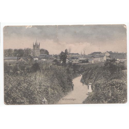 Witheridge Postcard North Devon H Churchill's Series