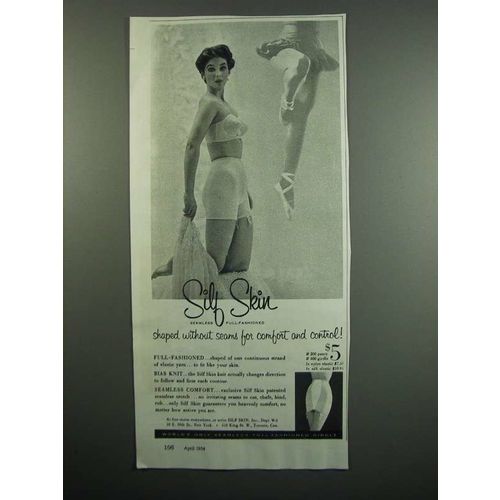 1954 Silf Skin #200 Panty and #400 Girdle Ad