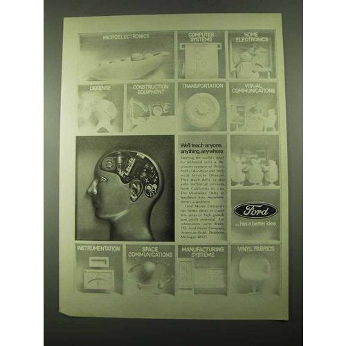 1969 Ford Motor Company Ad - We'll Teach Anyone