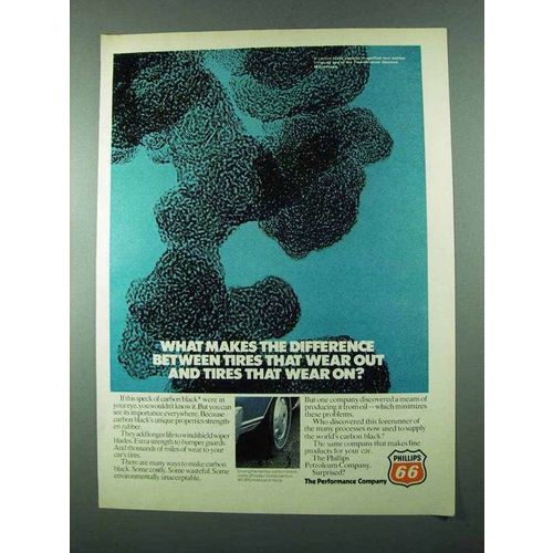 1975 Phillips 66 Petroleum Ad - Tires That Wear On