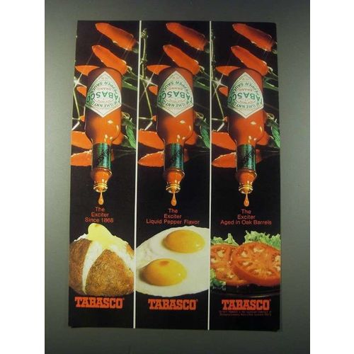 1977 Tabasco Pepper Sauce Ad - The Exciter Since 1868