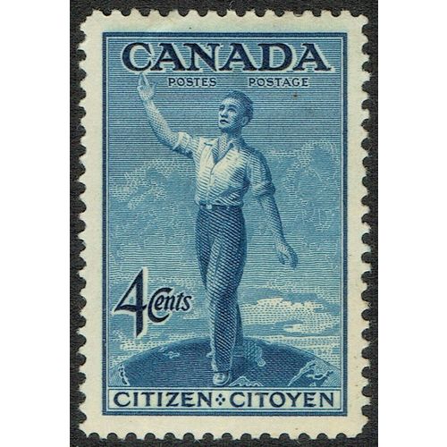 Canada 1947 Canadian Citizenship 4c Blue SG409 MM