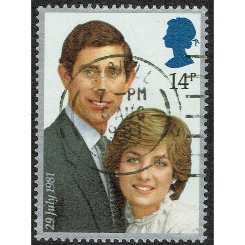 1981 Royal Wedding 14p Multicoloured SG1160 FU