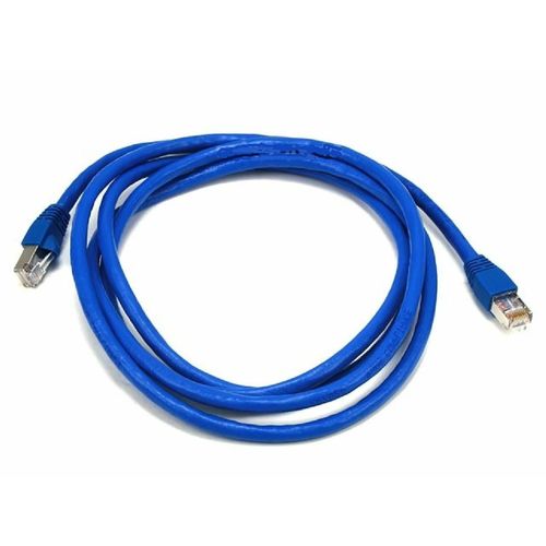 7 ft. CAT6a Shielded (10 GIG) STP Network Cable w/Metal Connectors - Blue