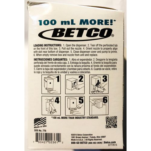 Betco Alcohol GEL Sanitizer