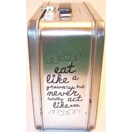 Pre-Owned Einstein Bros. Bagels Collectible Metal Lunchbox 2001