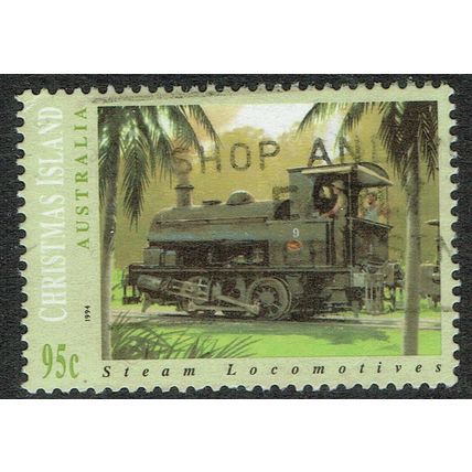 Christmas Island 1994 Steam Locomotives 95c Multicoloured SG390 GU