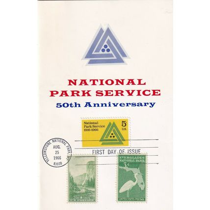 United States 1966 National Park Service Yellowstone Card unused VGC