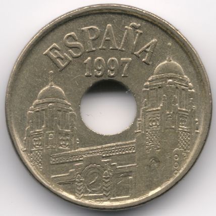 Spain : 25 Pesetas 1997 Melilla