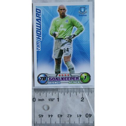 2008/09 Topps Match Attax Trading Card - Tim Howard, Everton