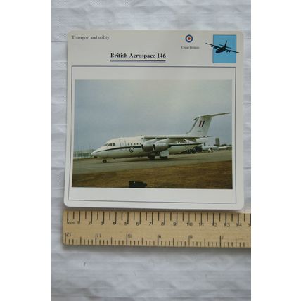 British Aerospace 146 - GB - Transport & Utility - Collectors Club Card