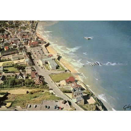 Arromanches Port Winston Normandy French Aerial Military Postcard