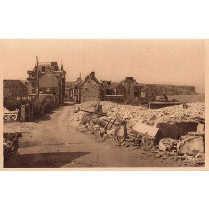 Arromanches Les Bains 1943 Vintage WW2 Military Postcard