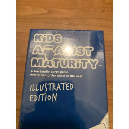 Kids Against Maturity Illustrated Edition Card Game Ages 10 & Up