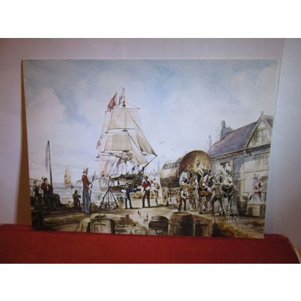 FALMOUTH PACKET SHIP, ROYAL MAIL CARRIERS by J Norriss postcard by Post Office =