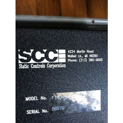 STATIC CONTROL 1140-S4-03-8-X-GE CONTROL,SCC ADVANCED MACHINE CONCEPTS ,EZ