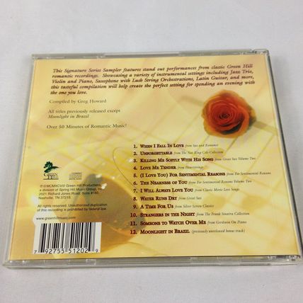 Romance Sampler - 1998 - Green Hill Signature Series-Compilation Jazz-CD-Used