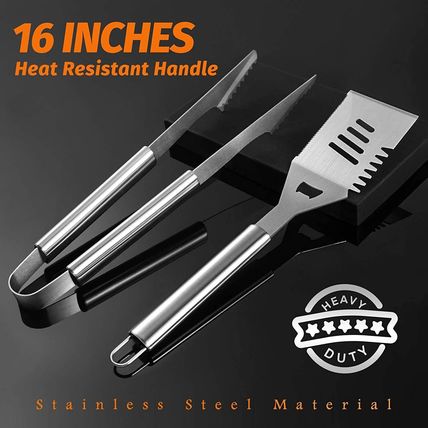 OlarHike Stainless Steel BBQ Grill Accessory Set-22 Pieces-NEW-SEALED-FAST SHIP