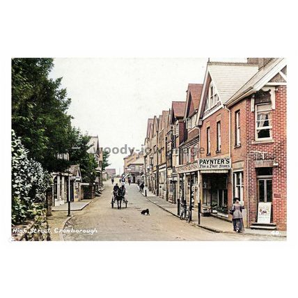 ptc1952 - Sussex - Paynter's Fish & Fruit Store, High St. Crowborough, print 6x4