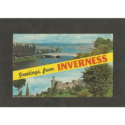Postcard Inverness Multiview 1960s