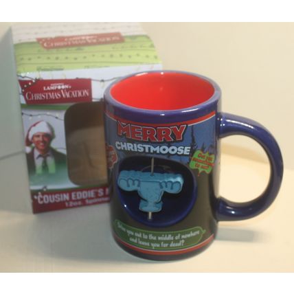 Warner Bros. Christmas Vacation Cousin Eddie's Moose 12 Ounce Mug in Box