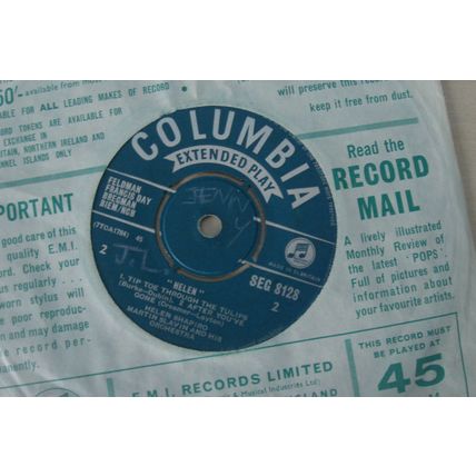 A3-HELEN SHAPIRO-HELEN–UK 7" EP-1961-NM -1st PRESS -GOODY GOODY-NO SLEEVE