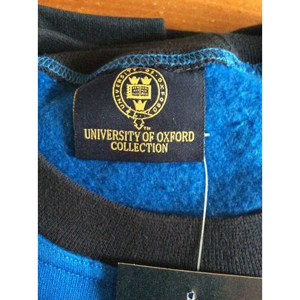 Nuttalls Oxford University Mens Crew Neck Sweatshirt Royal Blue Large 46" chest