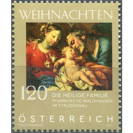 Austria. 2023. "The Holy Family", Parish Church Waldhausen (MNH **) Stamp