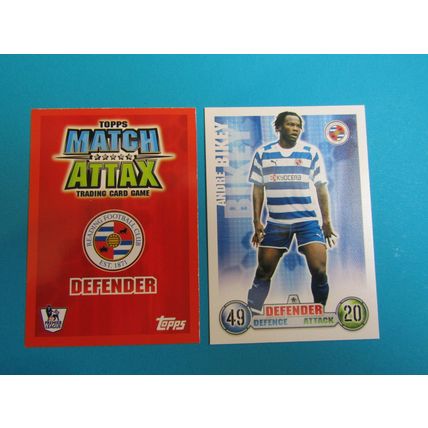 Andre Bikey - Reading - Match Attax 2007/08 Football Card