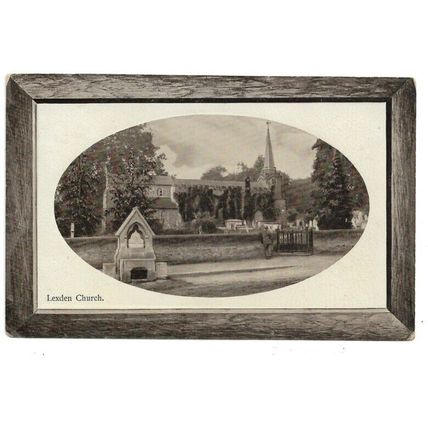 Lexden Church, Colchester, Essex, RP Postcard.