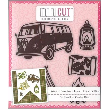 Hobbycraft. Intricate Camping Theme Die Set. Die Cutting Cardmaking Scrapbooking